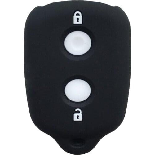 Silicone Key Cover FOB Case Holder for Toyota Rush Avanza Daihatsu Cuore Case for Keys for Perodua Myvi Alza Axia Remote Control