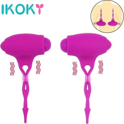Bullet Vibrator Nipple Clips Clamps Breast Massager Sex Toys for Women Female Masturbator Machine Erotic Couple Tools Adult Shop