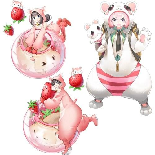 Three Ratels CA43 Creation Law funny Anime sticker Motorcycle skateboard car hood decoration laptop Decal room decoration Decal