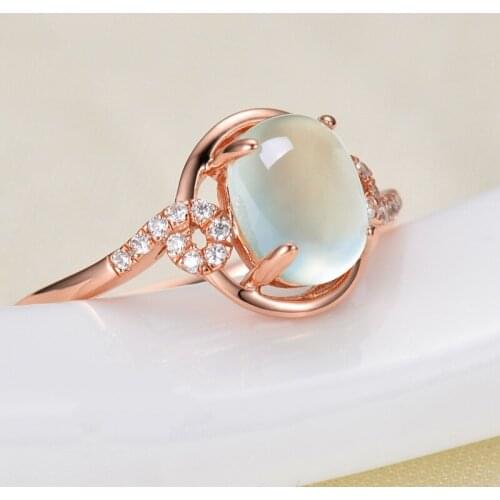 Transparent Pink Light Green CZ Ring for women Trendy Rose gold jewellery dropshipping anel anillos aneis bagues femme jewelry