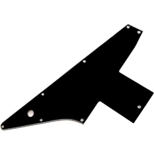 3 Ply Guitar Pickguard Pick Guard For Explorer Gibson '76 Reissue Black Parts U7EF