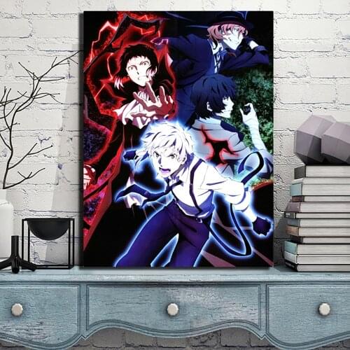 Diamond 5D Wall Art Handmade Bungou Stray Dogs Painting Cross Stitch Picture Japan Animation Role Full Square Drill Embroidery