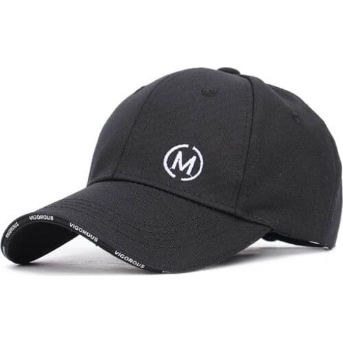 Doitbest 2 to 8 Years Spring Children Baseball Cap Boys Girls solid M letters summer Snapback adjustable Kid Hip Hop Hat Sun cap