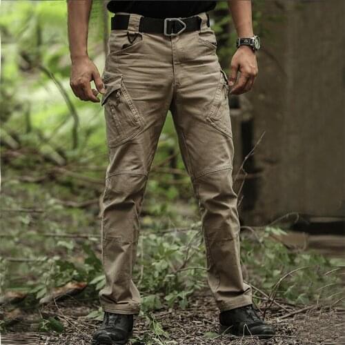 Military Tactical Pants Men Outdoor Hiking Trekking Sweatpants SWAT Combat Army Trousers Work Multi Pockets Casual Cargo Pants
