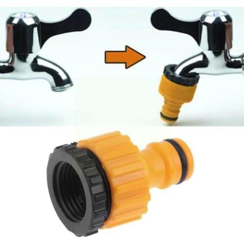 Quick Tap Water Connector Adapter Fast Coupling Irrigation Tool Barbed Tape Garden Connector Drip 3/4"and Adaptor Hose P2O8
