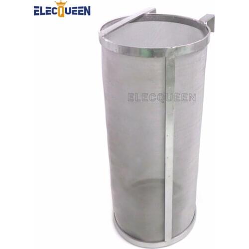 304 Stainless Steel Hop Spider Strainer Homebrew Beer Pellet Hop Filter 300 Micron Filtering 5.9" x 13.78"/4 inch *10 inch