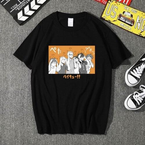 Anime Haikyuu Volleyball T Shirt Kageyama Tobio T Shirt Casual O-neck Regular Broadcloth Print New Men/women Short Sleeve Summer