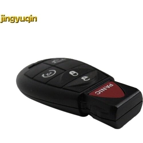 Jingyuqin 5pieces/lot 5 Buttons Remote For Commander Grand Cherokee Key Shell Fob For JEEP For CHRYSLER For DODGE Key Case Cover