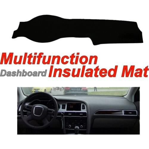 Dashboard Mat Insulated Original Factory Shape pad Protection Cover Carpet Dashmat Special Model For Audi A6 C6 4A 4F 2004~2011
