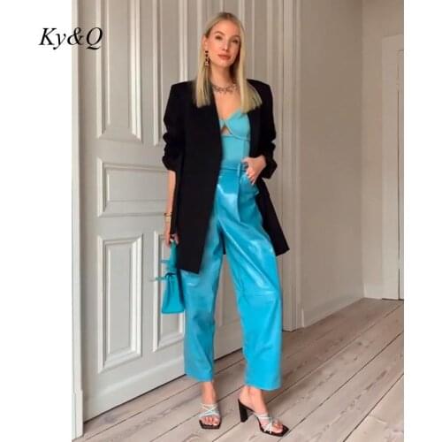 Ky&Q Women's Leather Pants