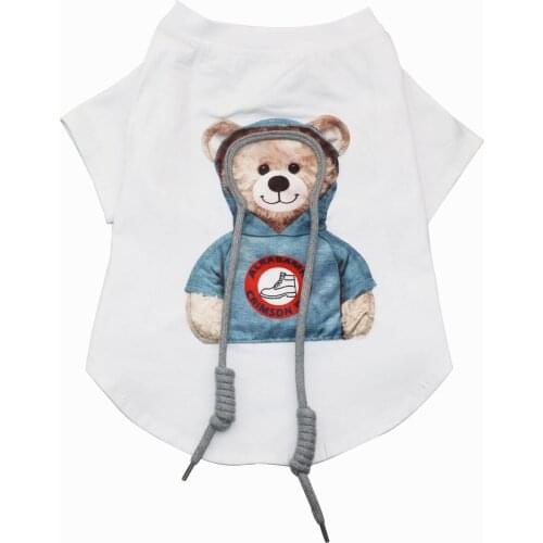 Pet Dog Clothes for Small Dogs Clothing Cotton Tshirt for Yorkies Chihuahua Tee Puppy Clothing Dog Accessories Pet Pug Costume