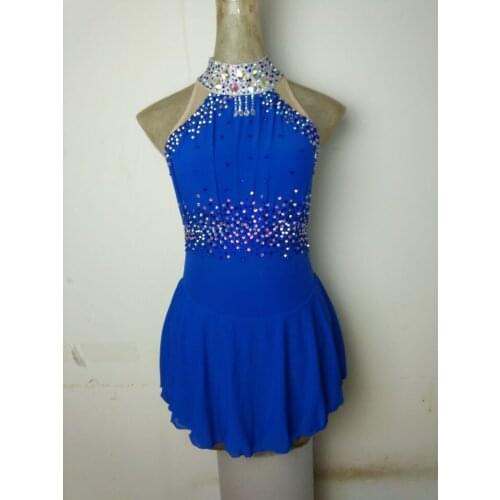 Ice skating dress/Rhythmic gymnastics RG Acro leotard Baton Twirling Costume