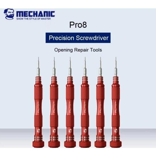 Strong magnetic screwdriver screwdriver MECHANIC PRO8 special hard teardown tool repair Y pentagonal cross T2 screwdriver bit