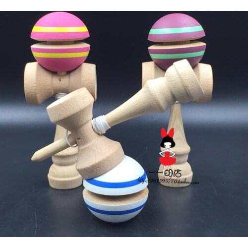 TWB retail New kendama TWB retail yoyo rubber stripe balanced professional skills jade puzzle sword exercise kendama