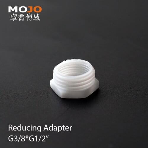 Free shipping Variable diameter connector MJ-G3/8-G1/2 G3/8 to G1/2 PE material plastic bushing fitting parts 10pcs