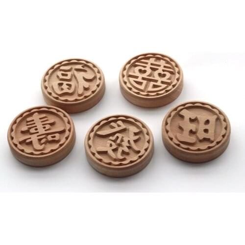 Super large 10cm wooden seal moon cake baking mold / pastry cake Printing Kitchen tool