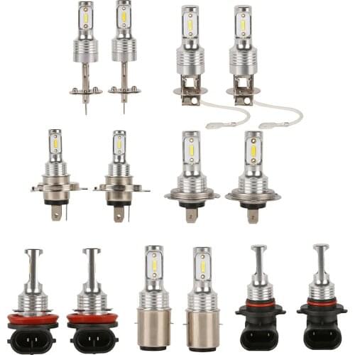 LED Car Headlight Bulb 360 Degree Beam Angle 110W 8000LM 6000K High Low Beam Bulbs for Auto Headlamps Accessories