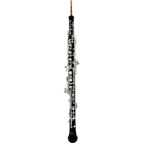 High quality Artificial wood body Silver plated semi automatic Oboe