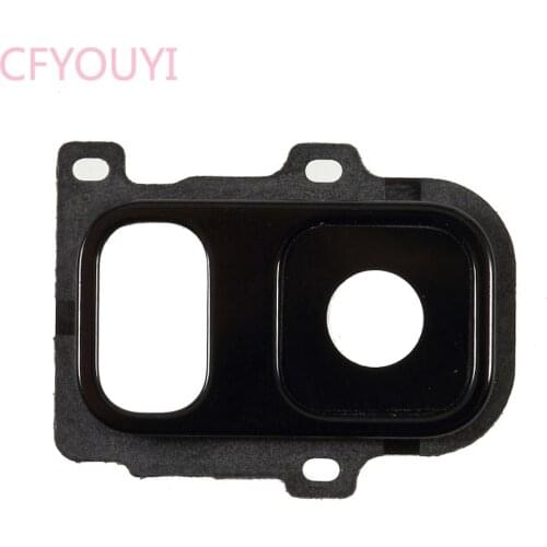 5pcs/lot Black color Rear Back Camera Lens Ring Cover with Glass Lens For Samsung Galaxy A6 2018 A600F A605F A6