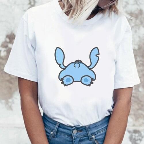 Women Vintage Style Fashion Little Crab Print Funny Summer T shirt Women Princess Short T Shirt