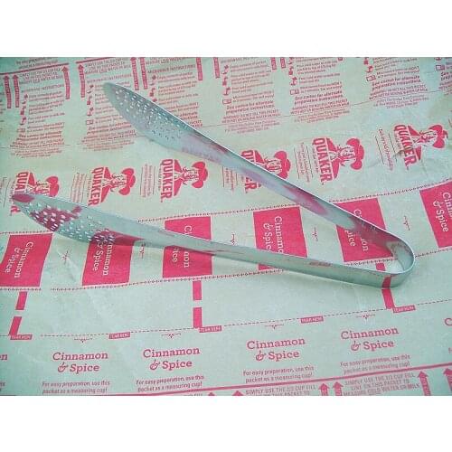 1PC Bread Food Tongs Kitchen Buffet Cooking Stainless Steel Tool Anti Heat Bread Clip Pastry Clamp Barbecue Tongs KV 058