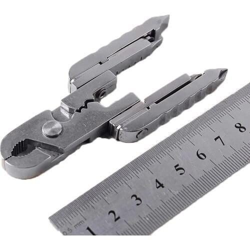 15-in-1 screwdriver Multi-function pliers Travel gadget keychain Combination EDC tool folding pliers J2Y