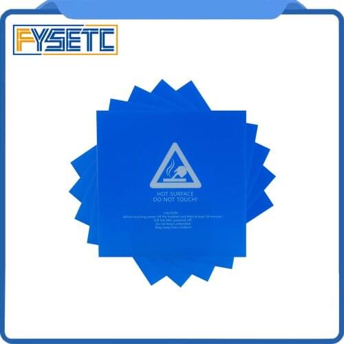 5pcs 220x220mm Blue Frosted Heated bed For Ender-3 Wanhao i3 Anet A8 A6 3D Printer Sticker Build Sheet build plate tape