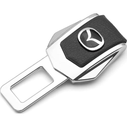 Car Safety Buckle Clasp Insert Plug Clip Seat Belt Card Personality Buckle For MAZDA 3 BK BL 5 CR CW 6 II GH CX-7 ER MX-5 NC III