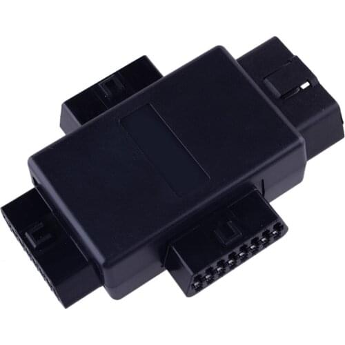 Car 12-24V OBD2 OBD II Splitter Adapter Cable Connector Multifunction 1 Male To 3 Female Diagnostic Tool 16 Pins