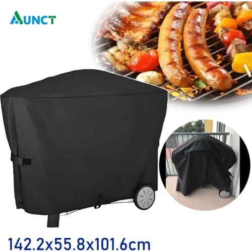 BBQ Barbecue Cover Waterproof Protective Grill Cover for Weber 7184 Grills Outdoor Camping BBQ Accessories 142.2x55.8x101.6cm