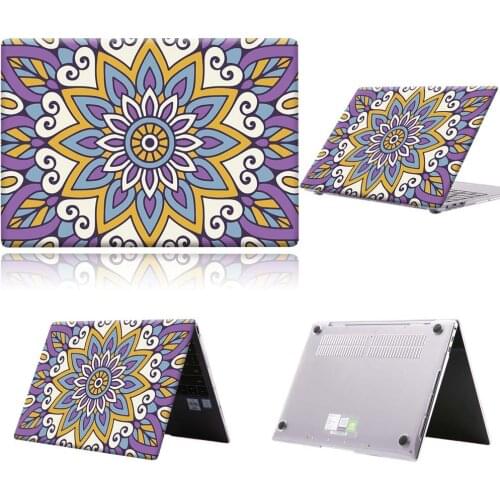 PC Laptop Case For Huawei MateBook 13/13 AMD Ryzen/14/D14/D15/X 2020/X Pro/Pro 16.1/Honor MagicBook 14/15 Mandala PVC Hard Shell