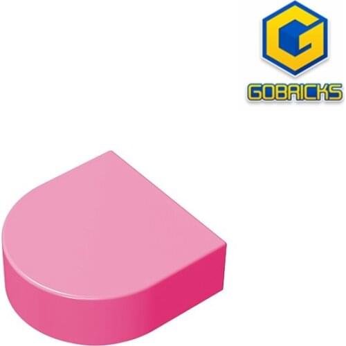 GobricksGDS-1292 Tile, Round 1 x 1 Half Circle Extended (Stadium) compatible 24246 pieces of childrens toys