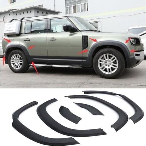 NEW High Quality ABS Broadened Eyebrow Protection Decorative Appearance For Land Rover Defender 2020 2021 2022