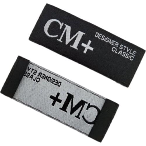 Customized Garment Woven Labels for Shoe Fabric Tags Printed Clothing Care Washable Instruction Care Labels Sewing On Clothes