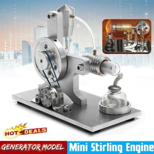 DIY Mini Air Stirling Engine Motor Model Educational Steam Power Educational Equipment School Physics Engine Teaching Model New