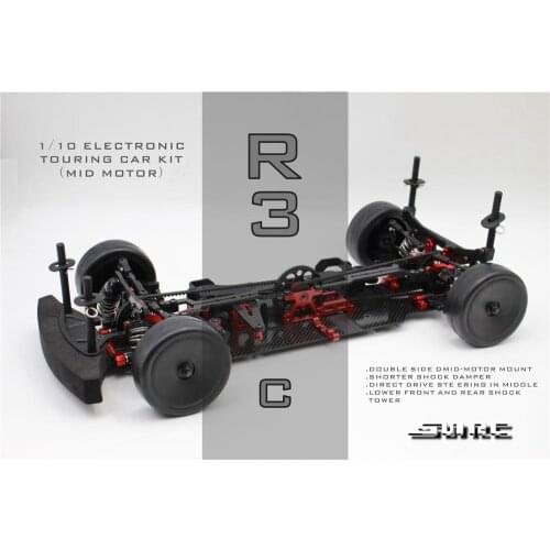 SNRC 120022 R3-CR 1 / 10 1:10 RC CAR RC MODEL standard carbon fiber center electric house frame 4WD