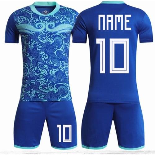 Custom men football/Soccer jerseys set kit,childs football uniforms set,Adult soccer shirts clothes,kid sports suit YL9205