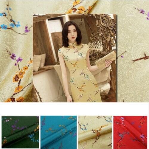 Real Three-five Rayon Brocade Hanfu Fabric Childrens Dress Tang Suit Cloth Womens Cheongsam Satin Fabric Material by Meter