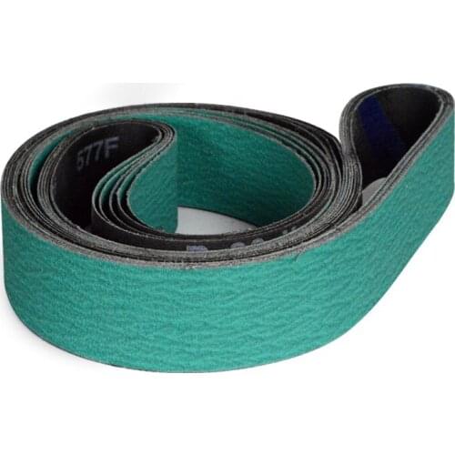 New 5pieces 2100*50 mm Zirconia Alumina 577F Sanding Abrasive Belts Metal Polishing Grinding Tool P40-P120