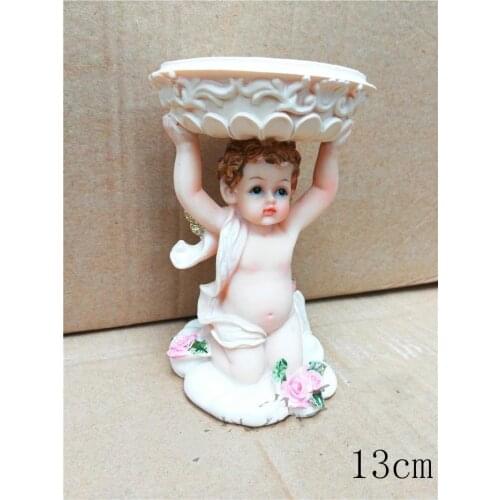 13x8cm candle holders ornaments statue of Christ Catholic prayer festival