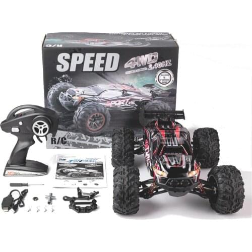 RC CAR X-03A 2.4G 1 / 10 4WD Brushless High Speed 60km / H Large Foot Vehicle Model Off-road Vehicle For Children Toys