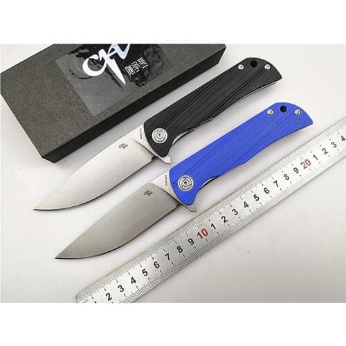 CH 3001B Flipper Folding Knife D2 blade Ball Bearing system G10 Handle Camping Hunting Outdoor Pocket Survival Knife folding EDC