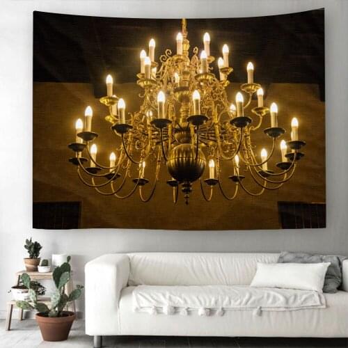 3D Printed Crystal Light Tapestries Wall Hanging Light Tapestry Travel Sandy Beach Picnic Throw Bed Sheet Customized