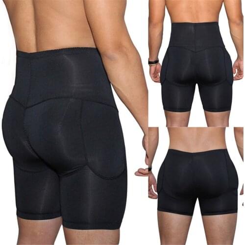 Practical Mens Panties Body Shaper Seamless Butt Lifter Bodyshorts Shapewear Boxers Hip Enhancer Booty Butt Padded Underwear