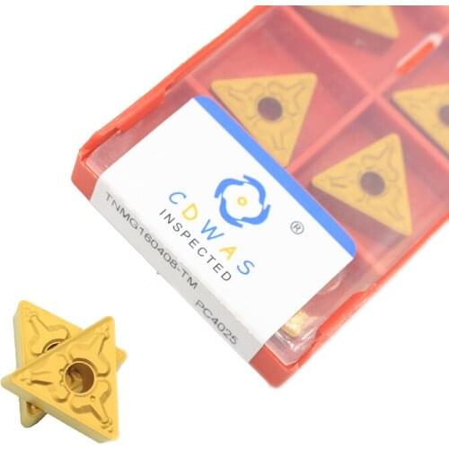 TNMG160408 TM PC4025 Carbide insert External Turning Tools Lathe cutter Tool turning insert For processing steel parts