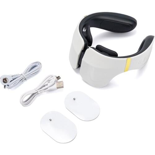 4D Smart Electric Pulse Back and Neck Massage 6 Heads Pain Relief Tool Health Care Relaxation Cervical Vertebra Physiotherapy