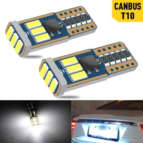 A Pack LED T10 W5W 192 Car Parking Light For Peugeot 307 206 308 407 207 406 208 3008 2008 508 408 306 301 607 5008 807 205 405