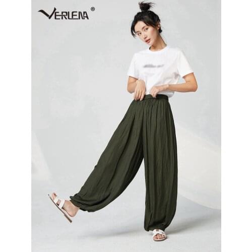 Женские брюки с высокой талией Verlena China At AliExpress