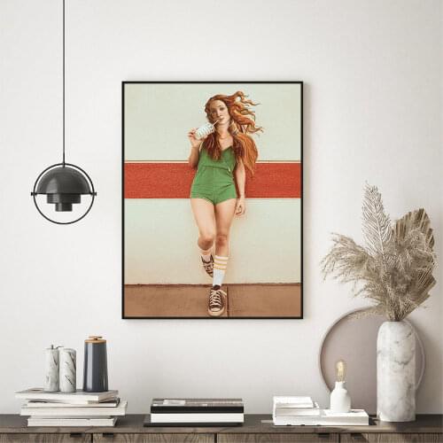 Sports Girl Venus Vintage Poster Head Swap Funny Canvas Painting Nordic Art Print Modern Wall Picture For Living Room Home Decor