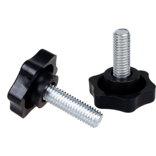 1PCS Hand Tighten Screws Star Bakelite Handle Screw Torx Screws Thumb Screws M10 *20mm